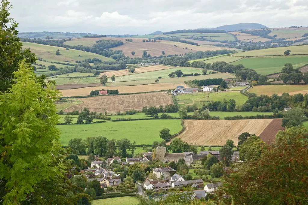 View from Clunbury Hill